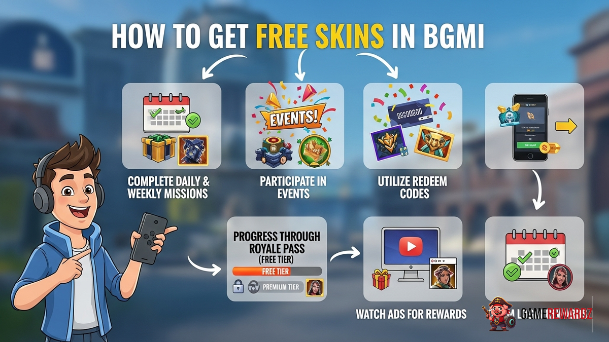 How to Get Free Skins in BGMI